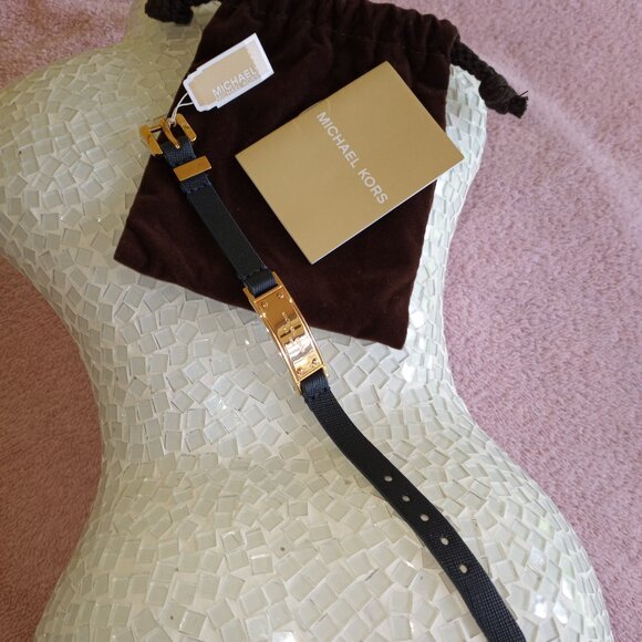 MK blue leather bracelet - Picture 11 of 16